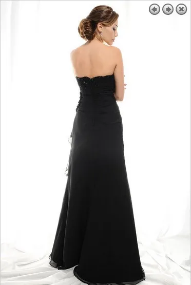 Дизайн, элегантное вечернее платье с открытыми плечами, большие размеры, vestidos formales, длинные черные вечерние платья