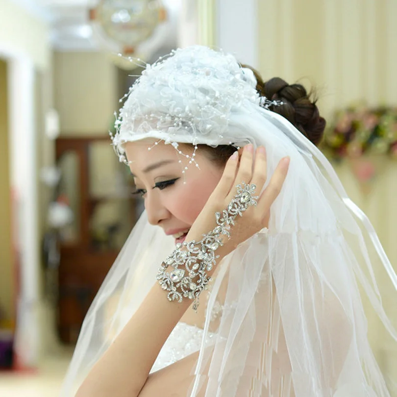 Gold Silver Plate Copper Bridal Chain Bracelet Wedding Dress