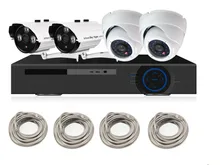 1.0 Megapixel (1280×720 p) 4Ch POE Rede Sistema De Segurança De Vídeo (Kit NVR)-quatro Câmeras À Prova de Intempéries IP 1MP POE Night Vision