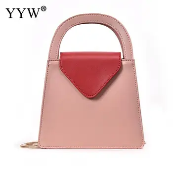 

Easy Matching Handbag Supplies For Women Contrast Color Chain Shoulder Bags Female Small Vintage Tote Bag Casual Travel Handbags