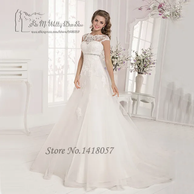 White Empire Wedding Dress