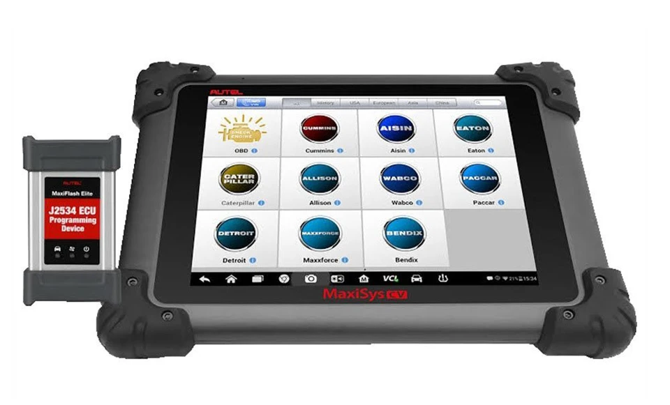 Мощные диагностические инструменты Autel Maxisys 908 CV One Yaer бесплатное обновление