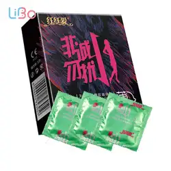 PERSONAGE безопаснее натуральный латекс взрослой жизни презервативы продукты секса 3 шт./кор. контрацепции