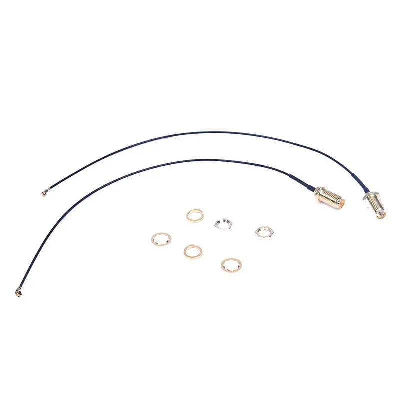 

2 x U.FL Mini PCI to RP-SMA Pigtail Antenna WiFi Cable #8