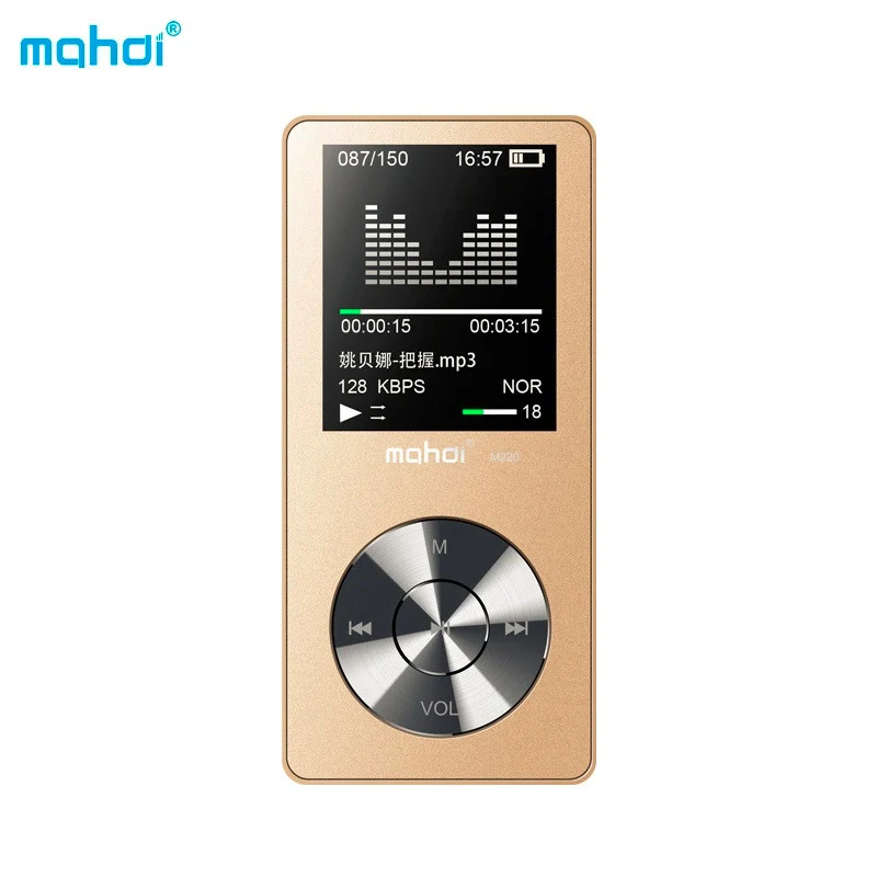Mahdi M220 Metal MP3 Player Portable Digital Audio Player With 1.8 Inch Screen FM E Book