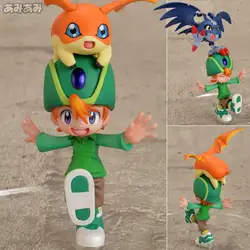 Японского аниме "Digimon Приключения" оригинальные MegaHouse Gem. Серии 1/10 полная фигура-Такэру такаиси и Patamon