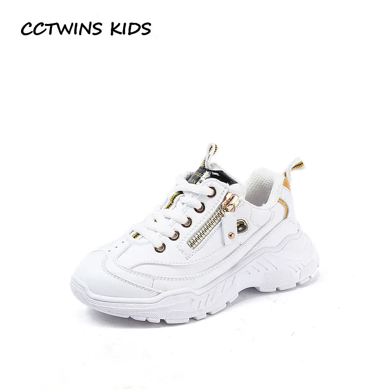 

CCTWINS Kids Shoes 2019 Spring Babys Fashion Sport Shoes Children Pu Leather Trainer Boys Brand Casual Sneakers Girls FS2616