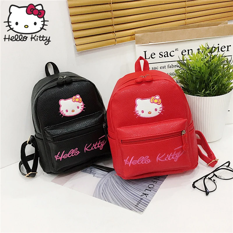 Сумка Hello Kitty модные рюкзаки на плечо из искусственной кожи детские плюшевые