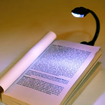 

Mini Reading Light Clip-On Flexible LED Light Book Bedroom Desk Table Decoration Lamps Bedsides Office Reading Lamp Student Gift
