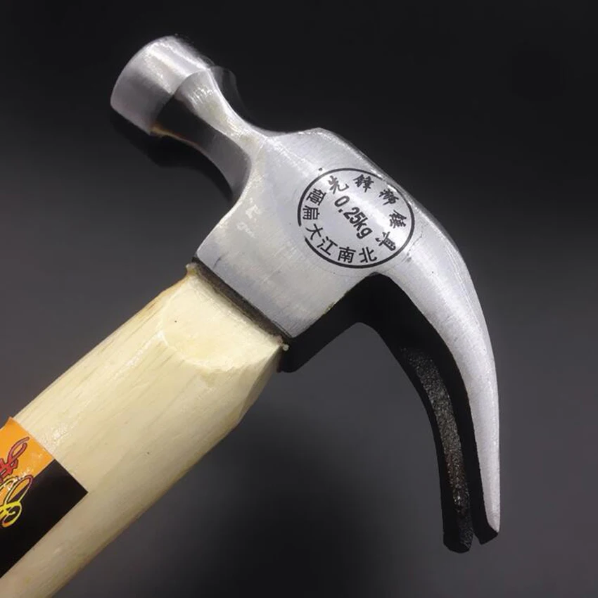 Высококачественная прочная конструкция Металлообработка Бытовая гвоздь деревянная ручка молотка ремонт ручная работа Деревообрабатывающие инструменты