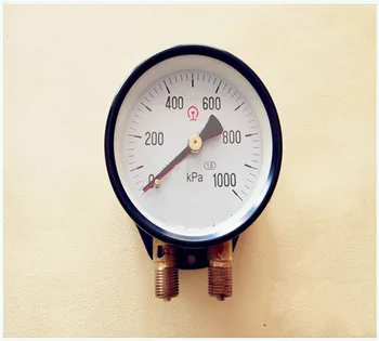 

600kpa 1000kpa 1600kpa Digital double needle liquid filled pressure gauge manometer gauge meter M16*1.5