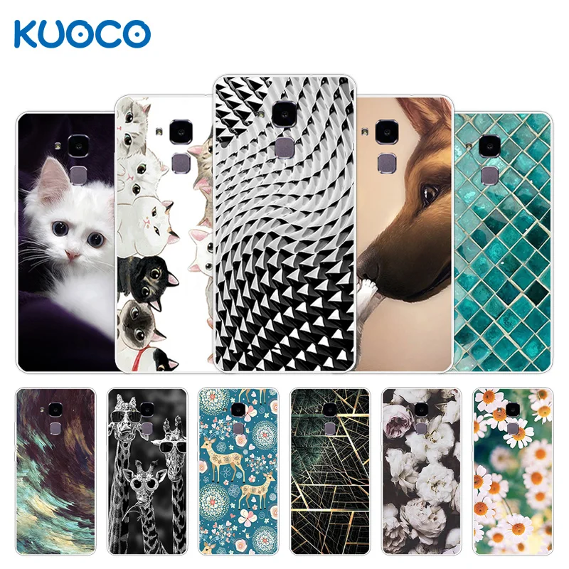 

Clear Soft For Huawei Honor 5C Shell Silicone Phone Case Giraffe Design for Huawei Honor 7 Lite GT3 Ultrathin Back Cover Capa