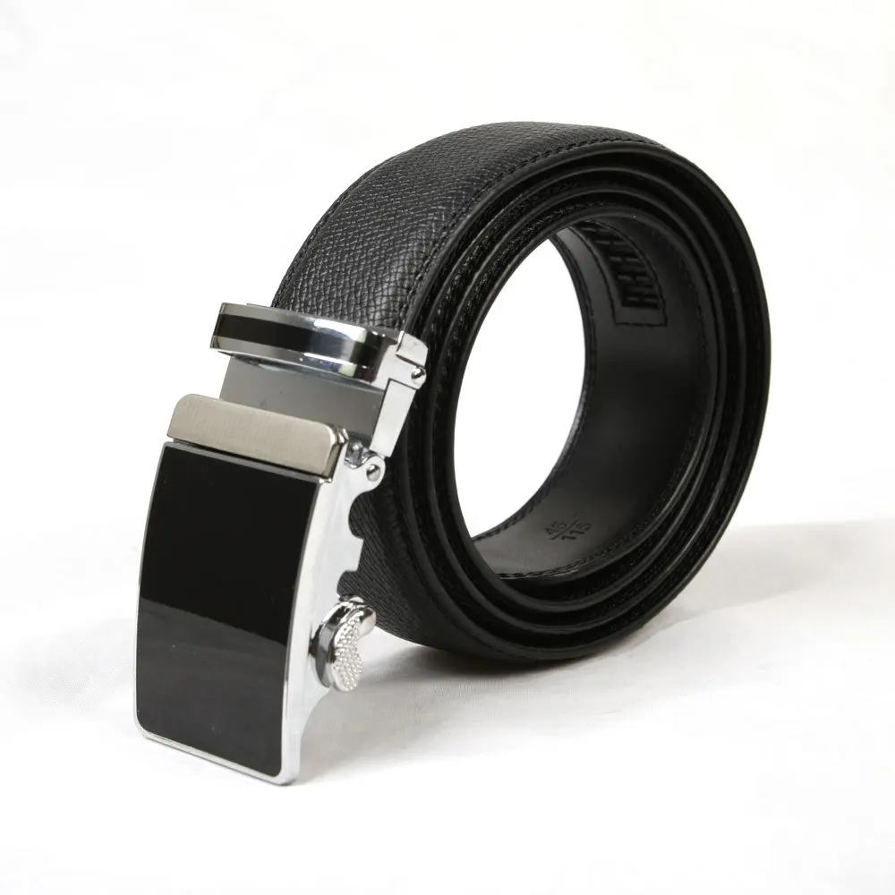 Buy Free shipping high quality fashion mens beltsMen Auto Lock Buckle Genuine