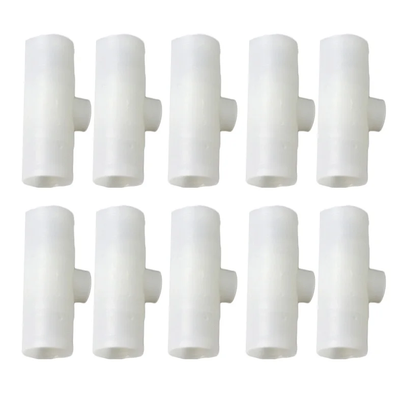 

10xPoultry Chicken Watering Nipple Connector Drinker Feeder Pipe Adapter Pack UK