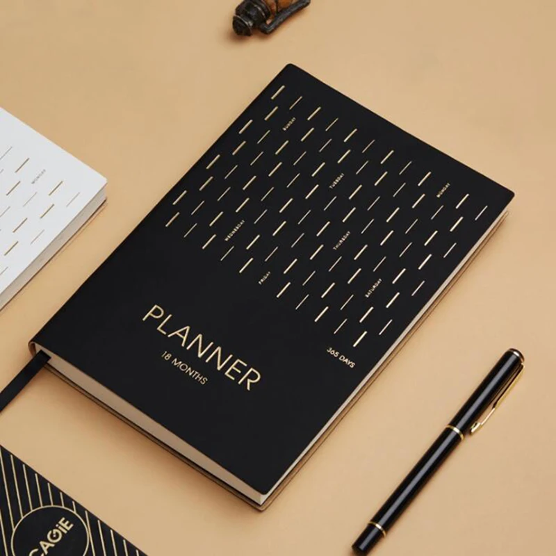 

Agenda 2019 Organizer Diary A5 School Office Schedule Planner Stationery Weekly Monthly Diary Journal Business Notebook For Men
