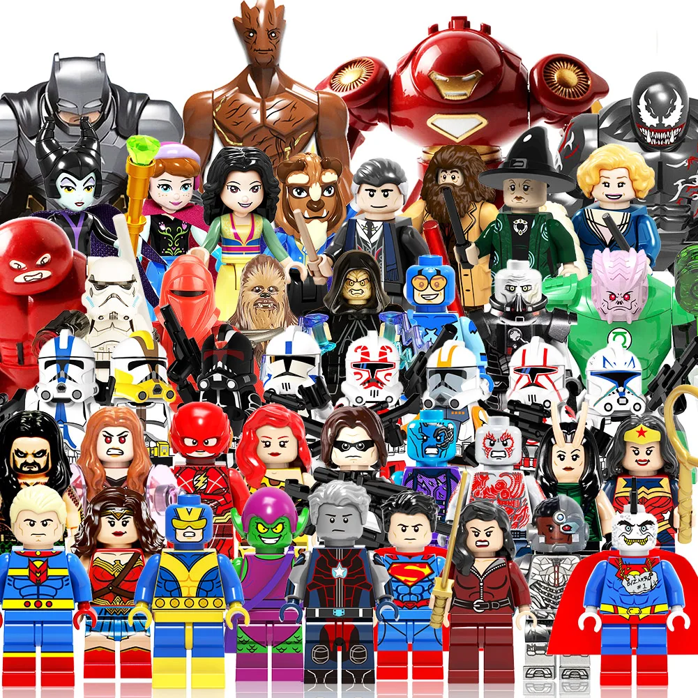 

Marvel Avengers 4 Endgame mini Single Figures Building BLocks Bricks Thanos Hulk compatible with small particle Kids toys gift