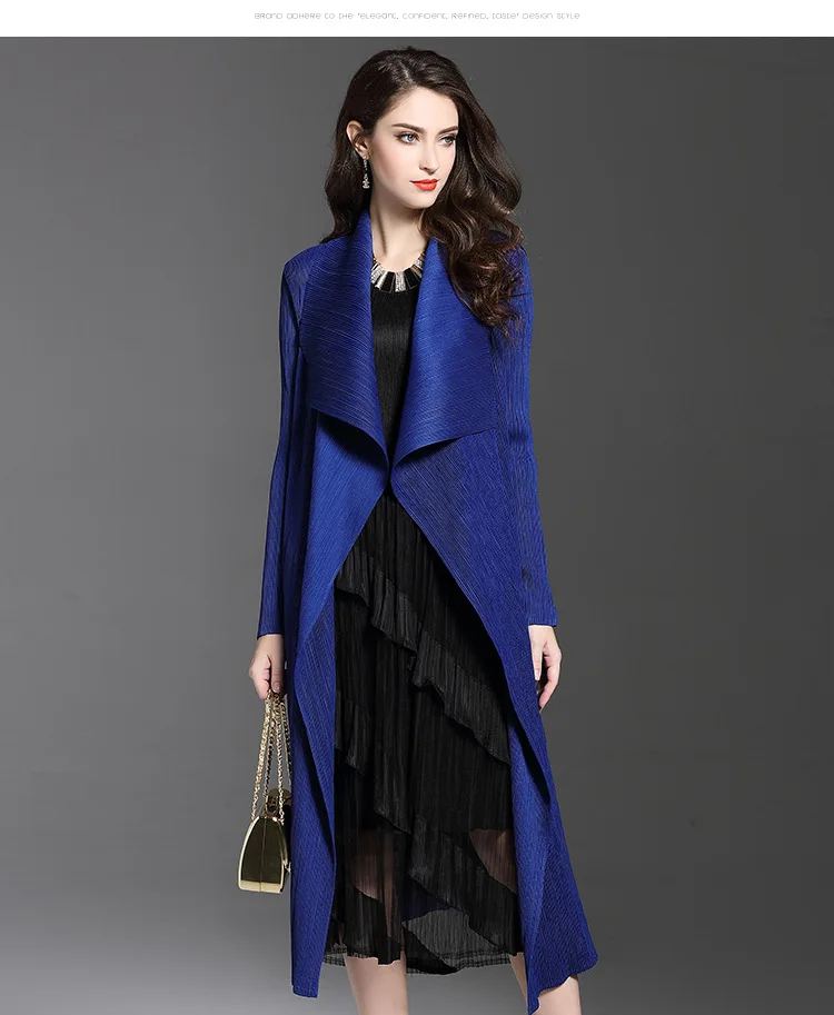 Европейский весенний длинный модный Тренч для женщин плюс размер женское пальто женская одежда манто femme LX2652
