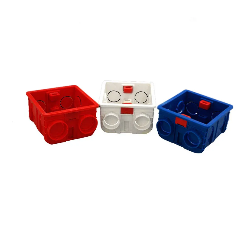 3 Colors Available Adjustable Mounting Box Internal Cassette 86mm 83mm 50mm For 86mm 86mm Type Switch