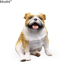 Mnotht Mini Dog Model 1/6 Emulation British Bulldog Resin Simulation for Action Figure Toy Scene Accessory Collection Gift m3n mnotht 1 6 kmf037 john wick retired killer keanu reeves action figure set suit for 12in soldier toy model collections gift m3n