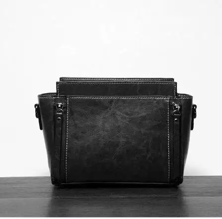 

black bag women's Genuine Leather Casua Handbags Real Cow Leather Ladies Shoulder Bags Messenger Bag hot Female Summer handbags