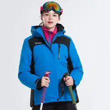 Женская флисовая куртка на открытом воздухе, Женская водонепроницаемая ветрозащитная зимняя куртка, Женская лыжная куртка, куртка для сноуборда, женская зимняя одежда