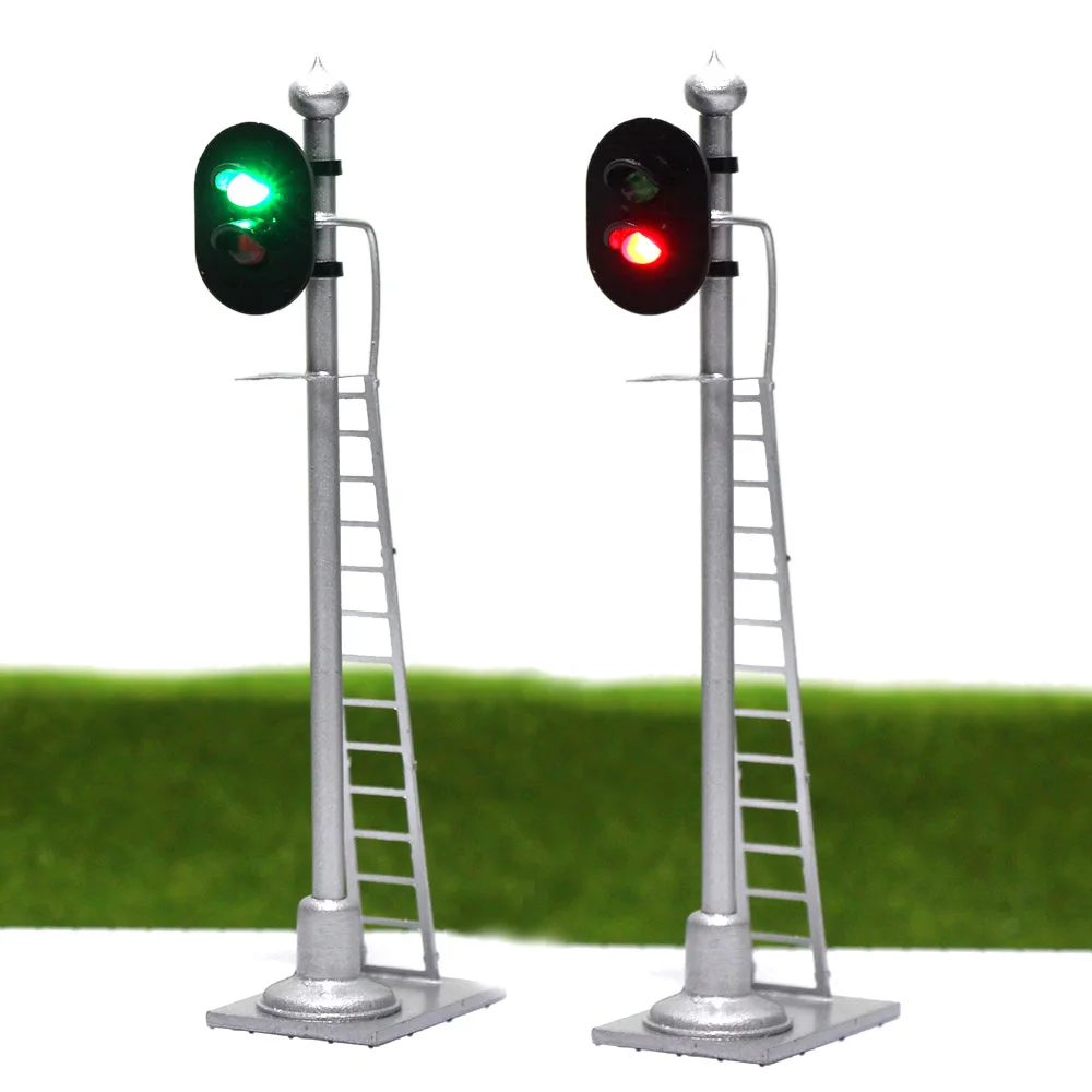 4 pc HO échelle feu de signalisation Modèle ferroviaire Lampes led #BL3 4 pc HO échelle feu de signalisation Modèle ferroviaire Lampes led #BL3