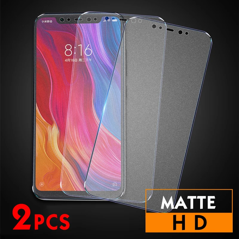 2 шт./лот, матовое закаленное стекло для xiaomi mi 8 SE lite, Защита экрана для xiaomi 8 lite SE 6D, закаленное стекло с защитой от синего света, светильник - Цвет: Matte HD