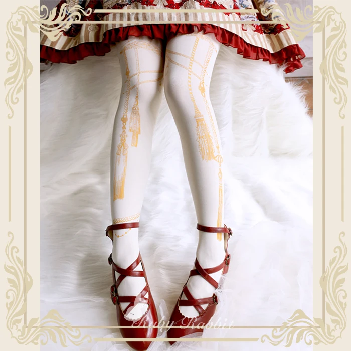 

New high quality Original rope gilding 120D Velvet stockings Spring and autumn Cosplay Lolita tight for Gift