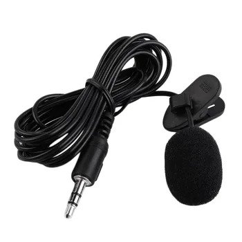 

High Quality Portable External 3.5mm Hands-free Mini Wired Clip-on Lapel Lavalier Microphone For PC Laptop Wholesale