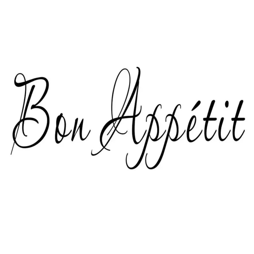 Домашний декор 1 шт. виниловые наклейки на стену с цитатой Bon Appetit для столовой