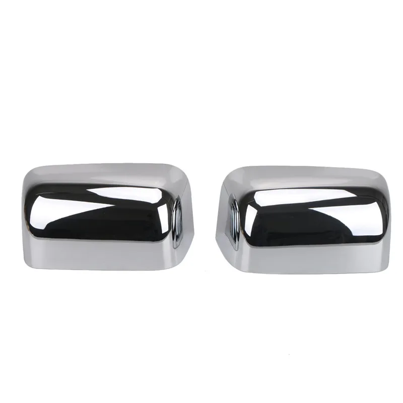 Chrome Mirror Covers 2008-2016 FORD F250 F350 SUPERDUTY TOWING Top Half Overlays
