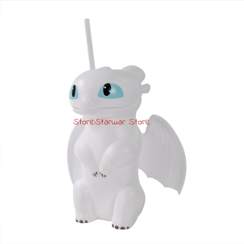 

NEW Anime How to Train Your Dragon 3 Toothless Popcorn Cola Cup Bucket Night Fury Doll Toys Gift for Children Adults Collection