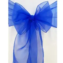 Стул Пояса Чехлы для стульев Пояса Свадебные и события поставки партия украшения для торжеств розовый Тиффани синий