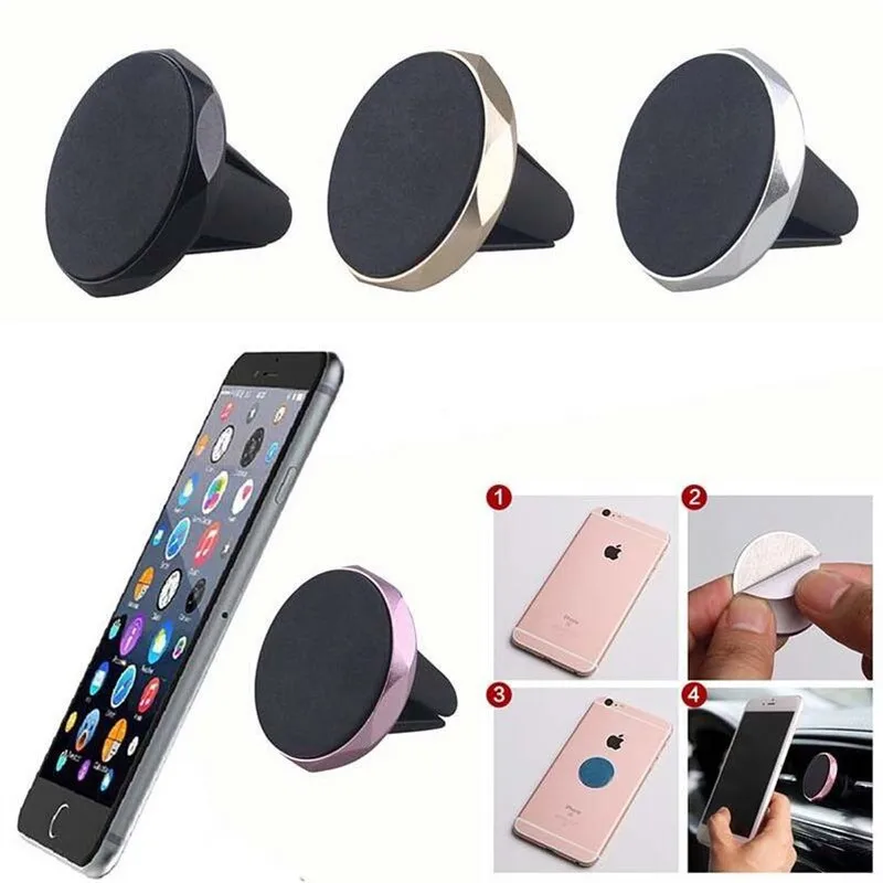 

Universal Car Holder 360 Degree Magnetic Car Phone Holder Air Vent Mount Support For Iphone X 8 6s GPS Xiaomi Redmi Mobile Stand