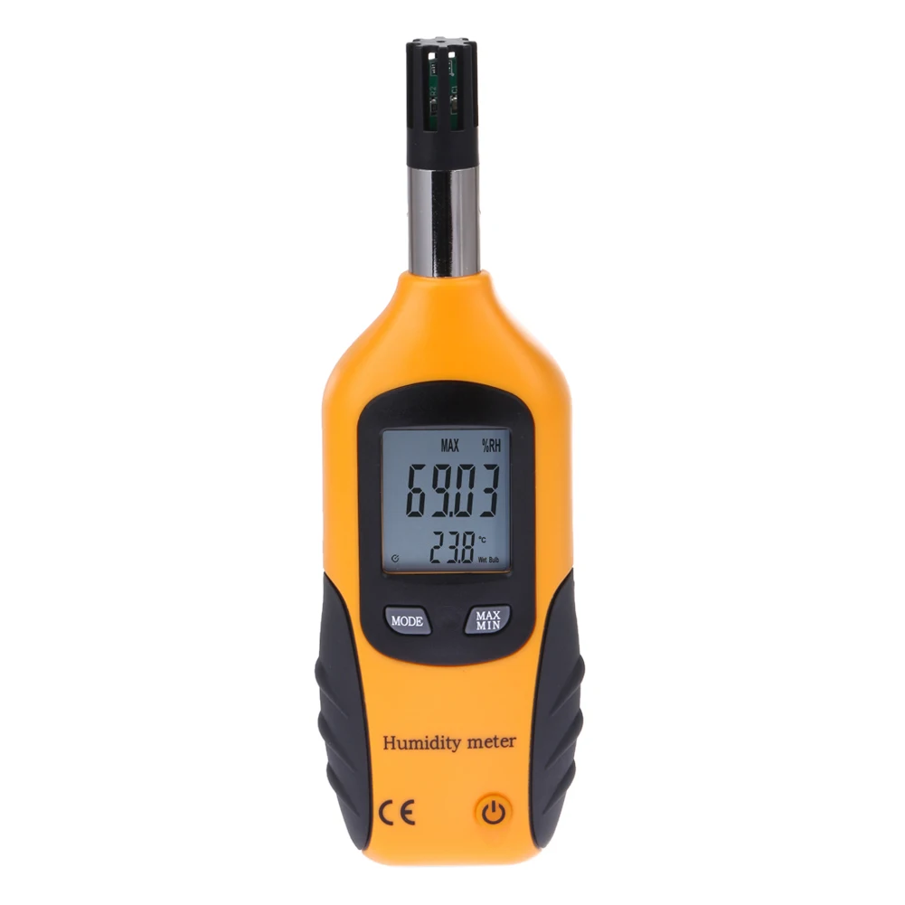 

Portable Mini Precision LCD Digital Psychrometer Air Humidity Temperature Meter Gauge Dew Point Wet Bulb Tester with Backlight