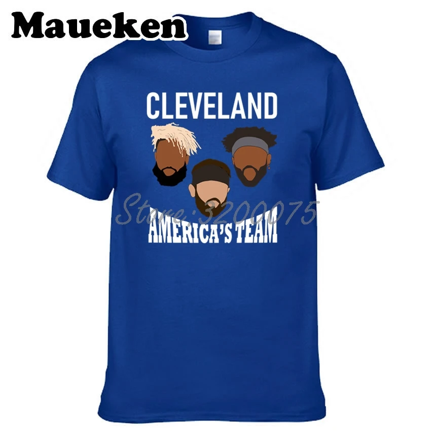 Мужская футболка Baker Mayfield 6 Odell Beckham Jr. 13 Jarvis Landry 80 Cleveland, Мужская футболка с круглым вырезом W19040509 - Цвет: 23