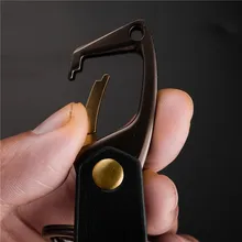 Металлические кошельки для ключей, мужской кожаный держатель для ключей, Смарт ключница, дизайн ключей, органайзер для ключей, брелок для автомобиля