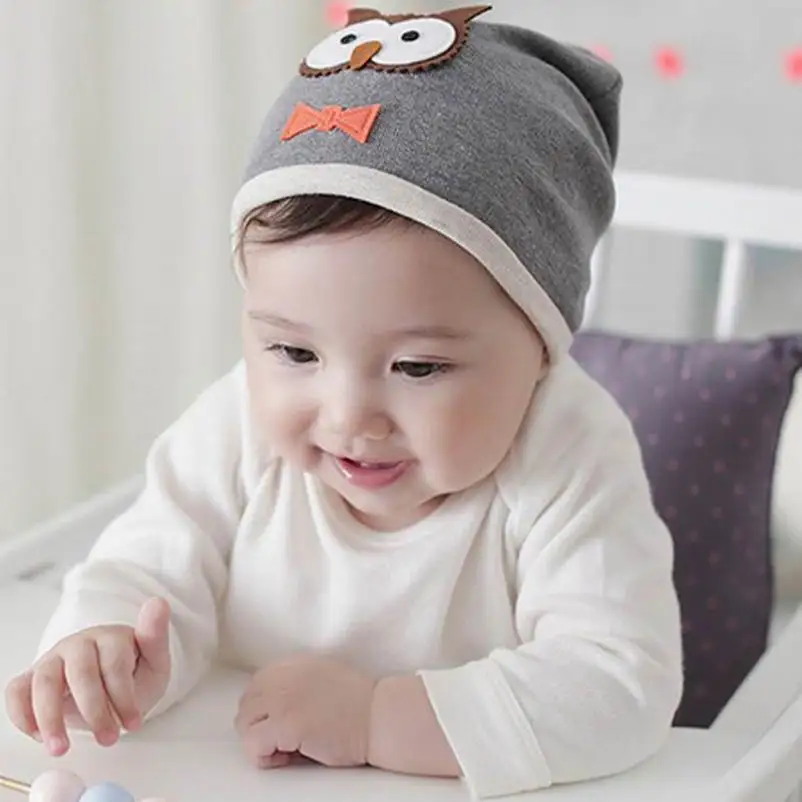 

2016 New Arrival Kids Child Owl Cartoon Infant Toddler Cotton Crochet Baby Hat Cap F616