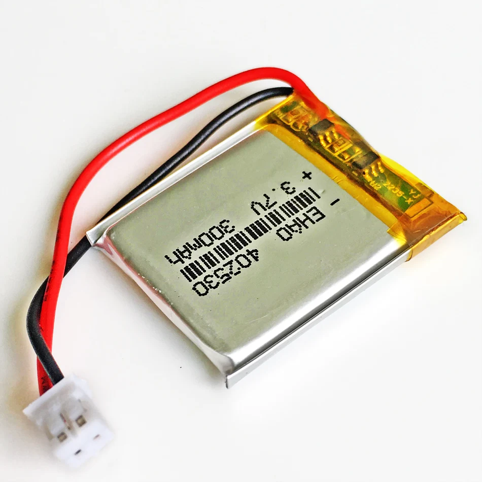 402530 3 7 V 300mAh JST 2 0 мм контактный литий полимерный LiPo аккумуляторная батарея для Mp3 DVD