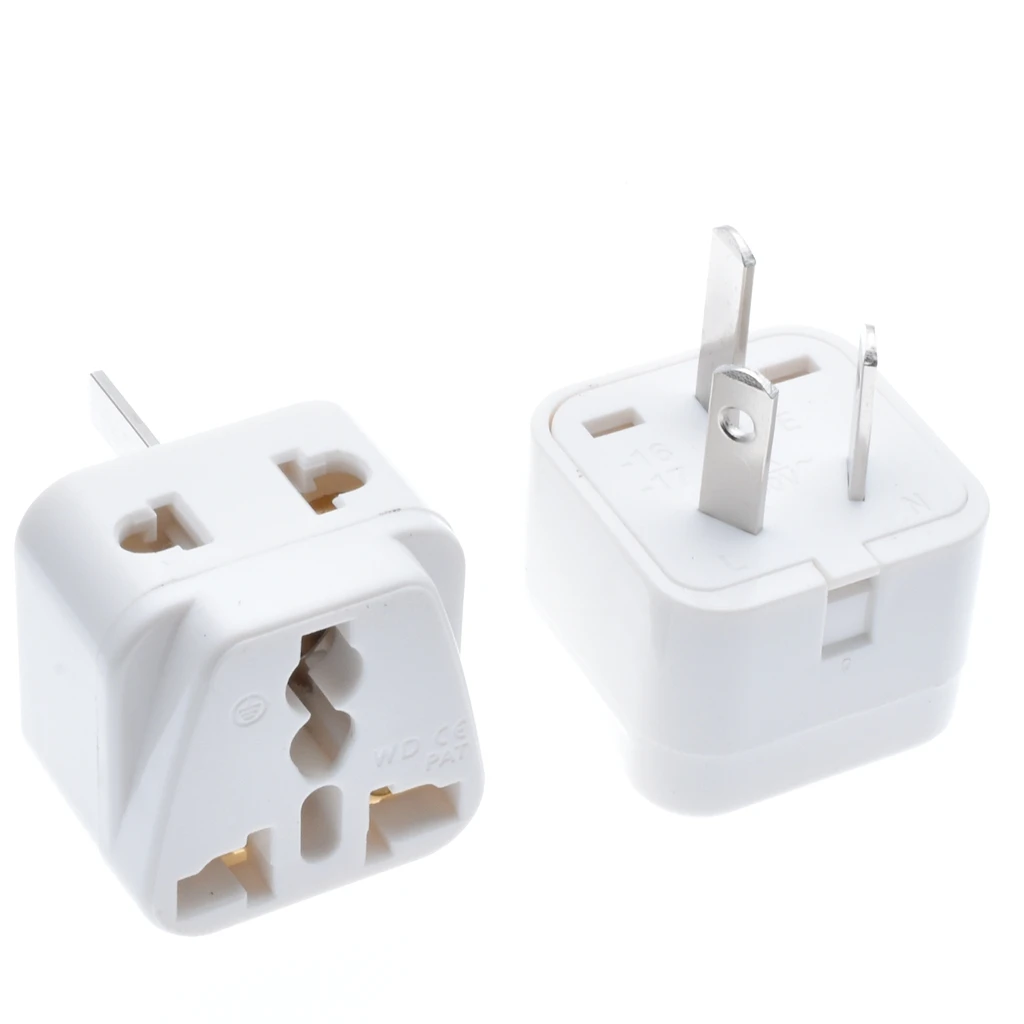 

Australian/China type I Travel Adapter 2 Way Outlet Power Plug Change US/EU/UK/Swiss/Italy/Japan to AU 3 Pin