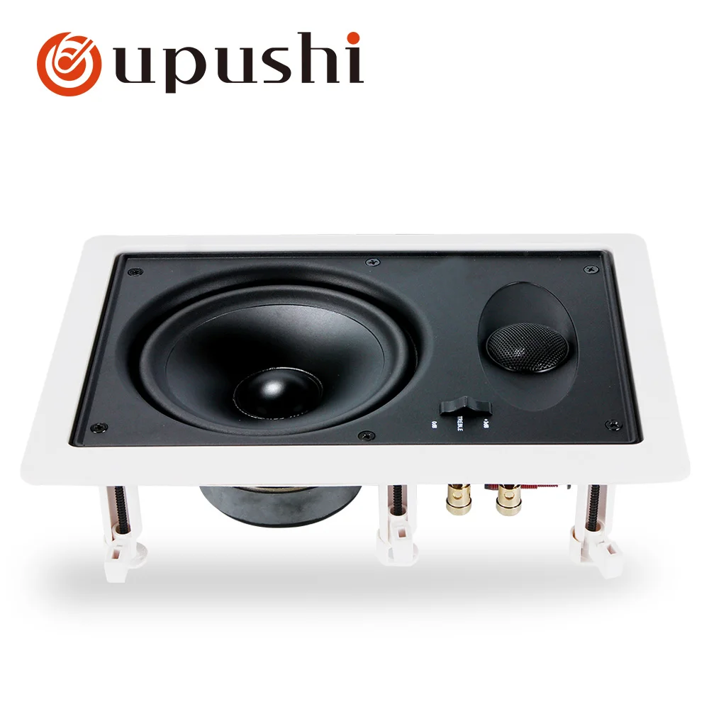 Oupushi ceiling speaker 100W home theatre system indoor in wall speakers white pa speakers for surround sound