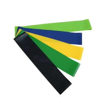 

Workout Gum For Fitness Yoga Stretch Resistance Bands Elastic Ring Resist Flat Strength Training Latex 6 PCS Gym Equipment