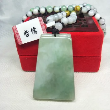 Zheru Jewelry Pure Natural Jadeite Green Amulet Pendant Three-Color Jadeite Bead Necklace A Class A National Certificate Zheru Jewelry Pure Natural Jadeite Green Amulet Pendant Three-Color Jadeite Bead Necklace A Class A National Certificate