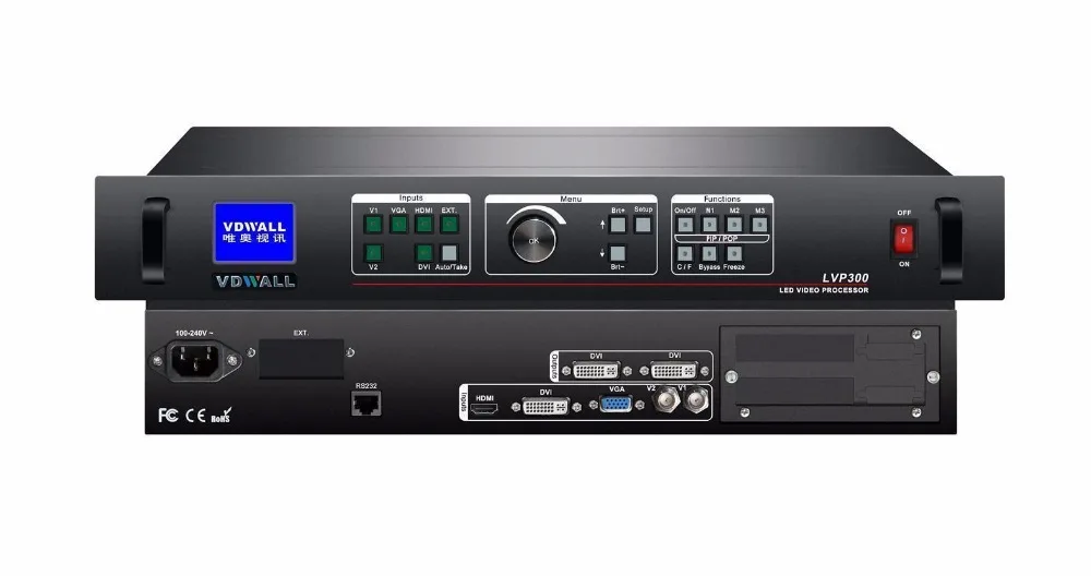 VDWALL LVP300 светодиодный HD видеопроцессор скалер 3 режима пользовательского