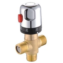 Латунный материал термостатический смесительный клапан