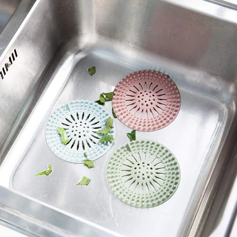 

Sewer Outfall Strainer Sink Filter Anti-blocking Floor Drain Hair Stopper Catcher Kitchen Accessories Bathroom Products