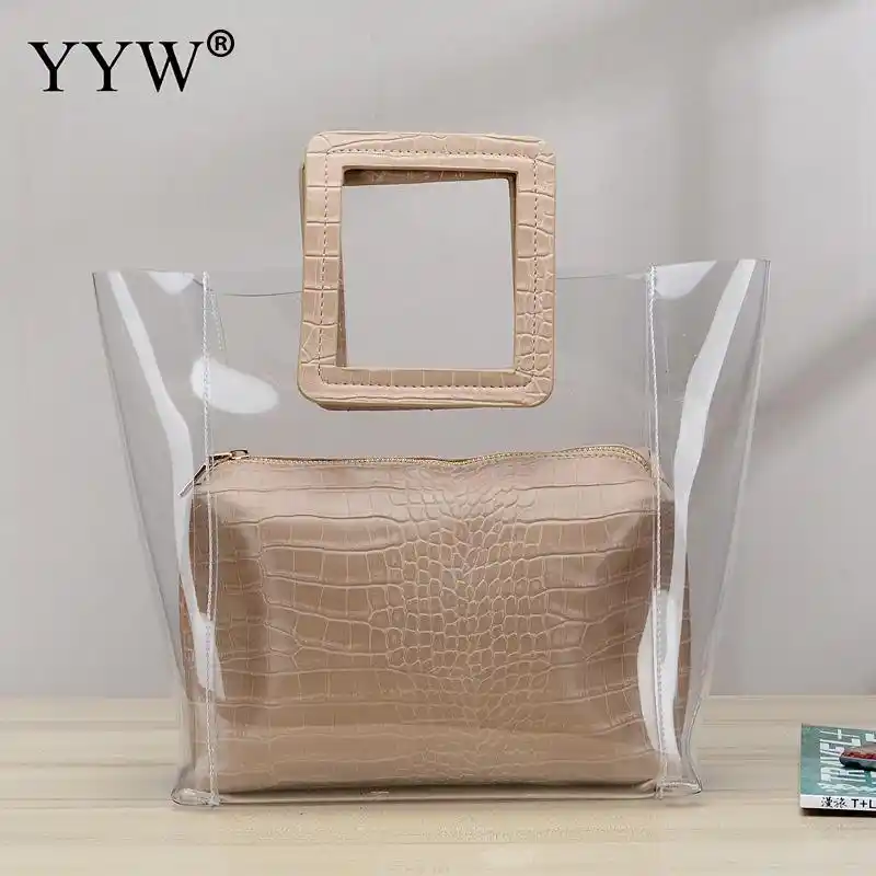 large clear handbags