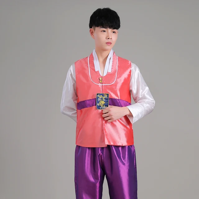 New Men's Korean Traditional Clothing for Men Costume Hanbok Stage Show