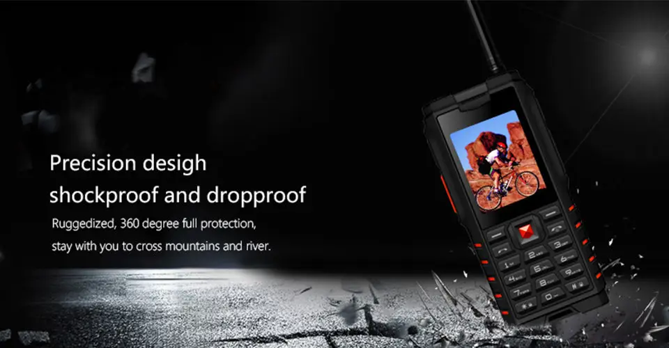 Ioutside T2 прочный телефон IP68 водонепроницаемый ударопрочный морозостойкий Walkie talkie Powerbank фонарик 4500 мАч Русская клавиатура