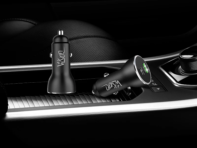 Carregador de Carro para Iphone Carregador de Telefone do Carro Vvking Dual Carga Rápida 3.0 Samsung Huawei Xiaomi Tipo-c pd Carregamento Rápido 36w Usb 13 Telefonia e Comunicação
